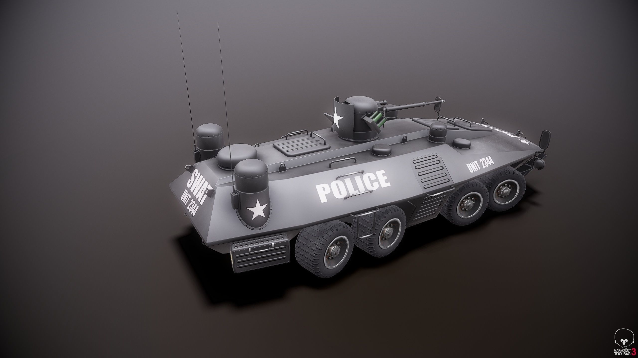 SWAT APC 3D model_8