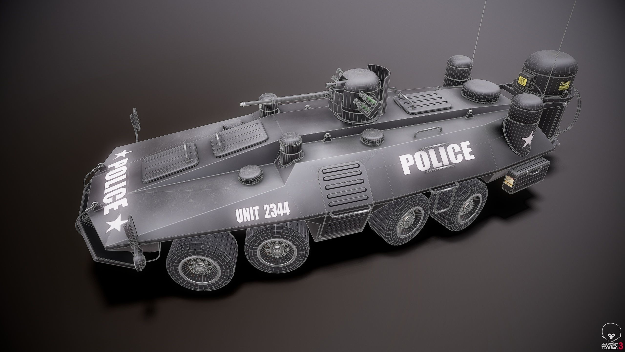 SWAT APC 3D model_13
