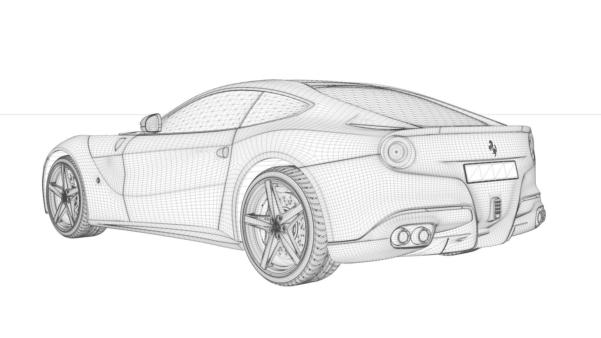 Ferrari F12 Berlinetta 3D model_9