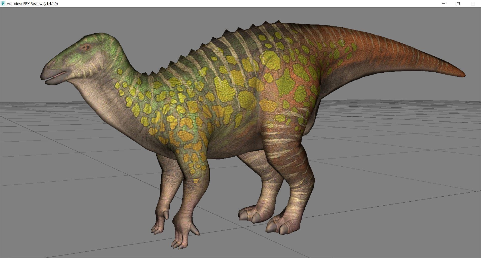 Dinosaur 53 Low-poly 3D model_2