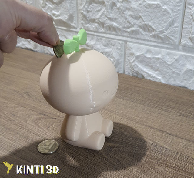 Cute moneybox Free 3D print model_8