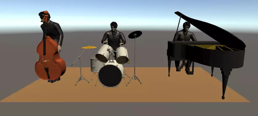 jazz combo Free 3D model_0
