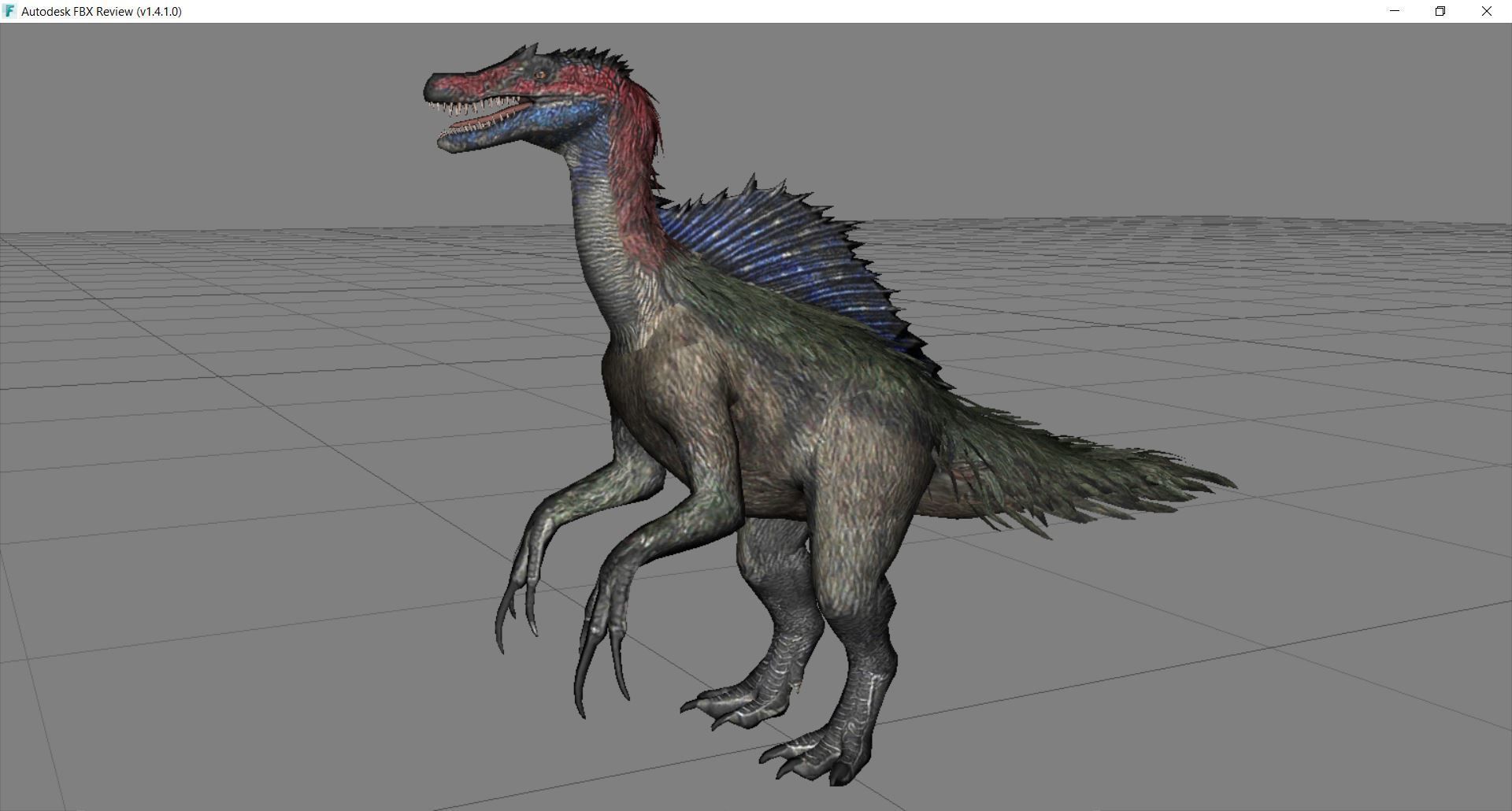 Dinosaur 61 Low-poly 3D model_2