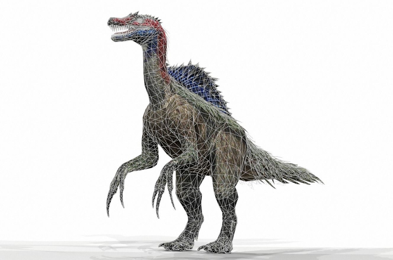 Dinosaur 61 Low-poly 3D model_1