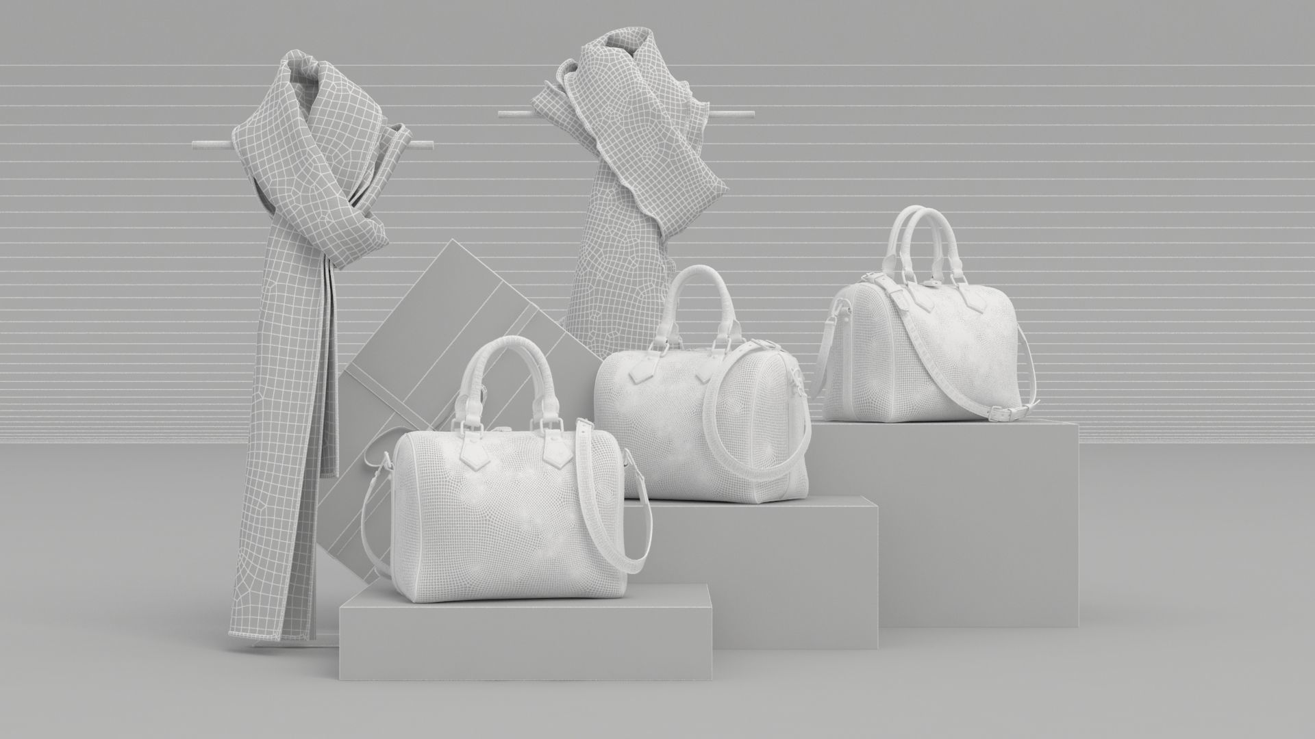 LOUIS VUITTON BAGS 008 3D model_1