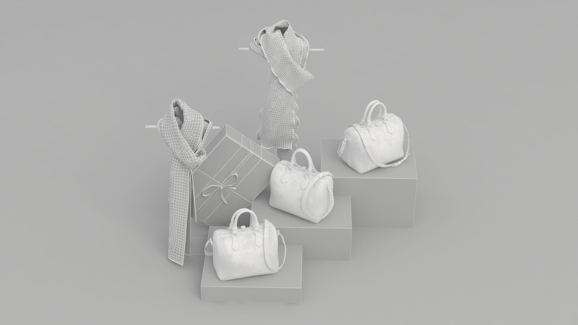 LOUIS VUITTON BAGS 008 3D model_3