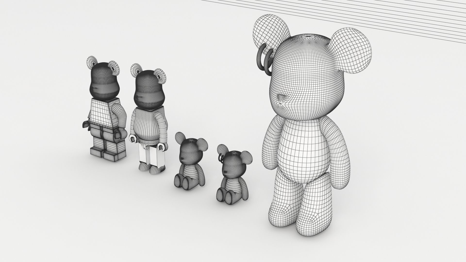 BEARBRICK 001 3D model_5
