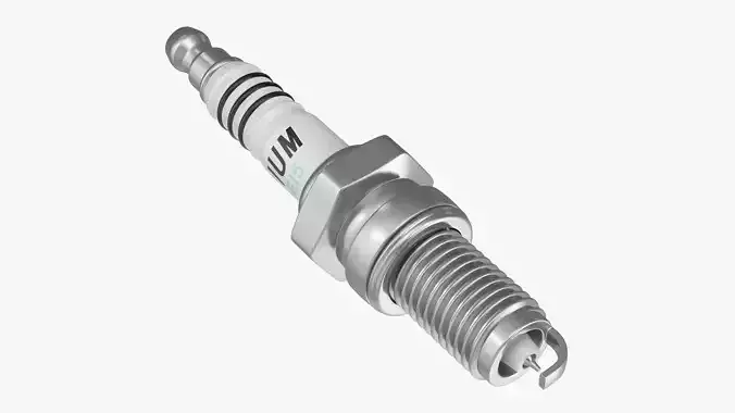 Spark Plug Low-poly 3D model