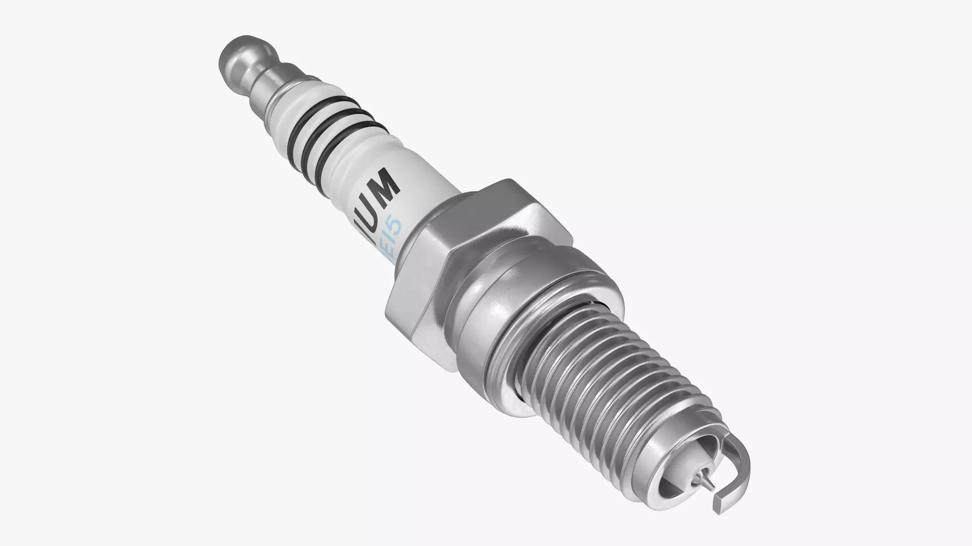 Spark Plug Low-poly 3D model_0