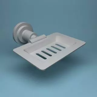 Bathroom Metal Soap Dish Free 3D model
