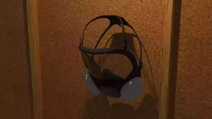 GasMask silver cup Free 3D model