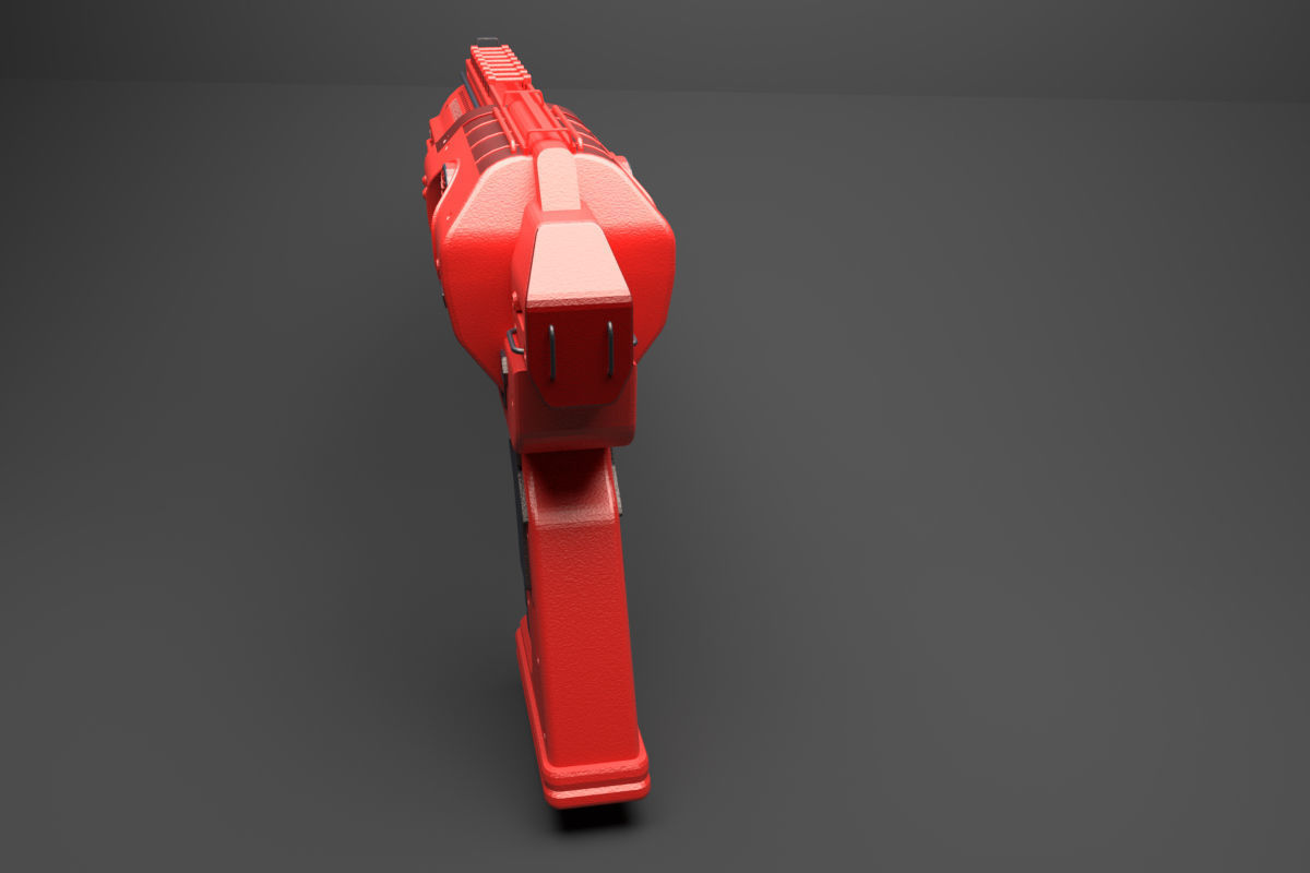 3D Blaster gun 3D print model_3