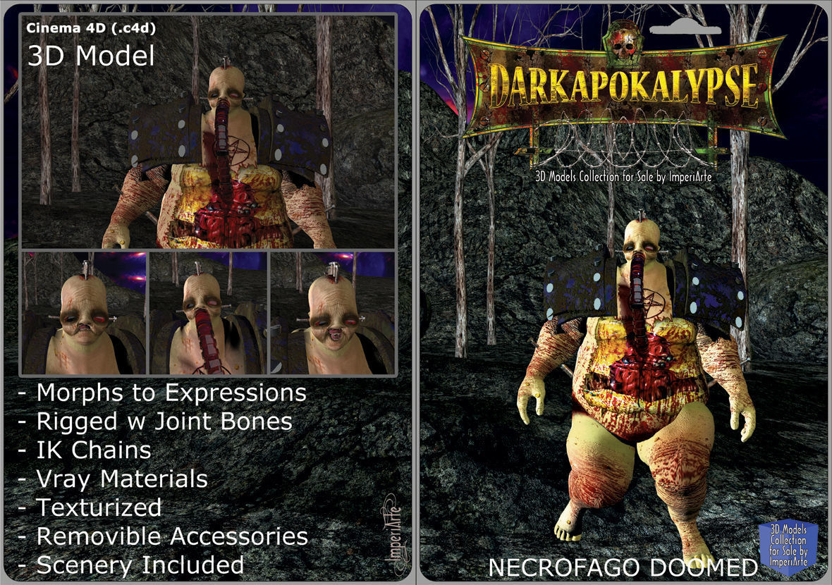 Necrofago Doomed 3D model_4