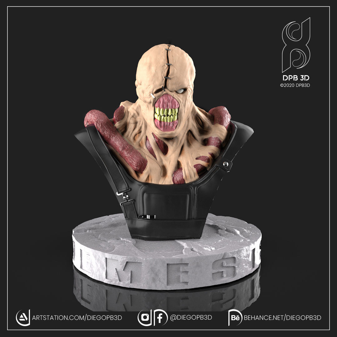 NEMESIS RESIDENT EVIL 3  VOL 2 3D print model_1