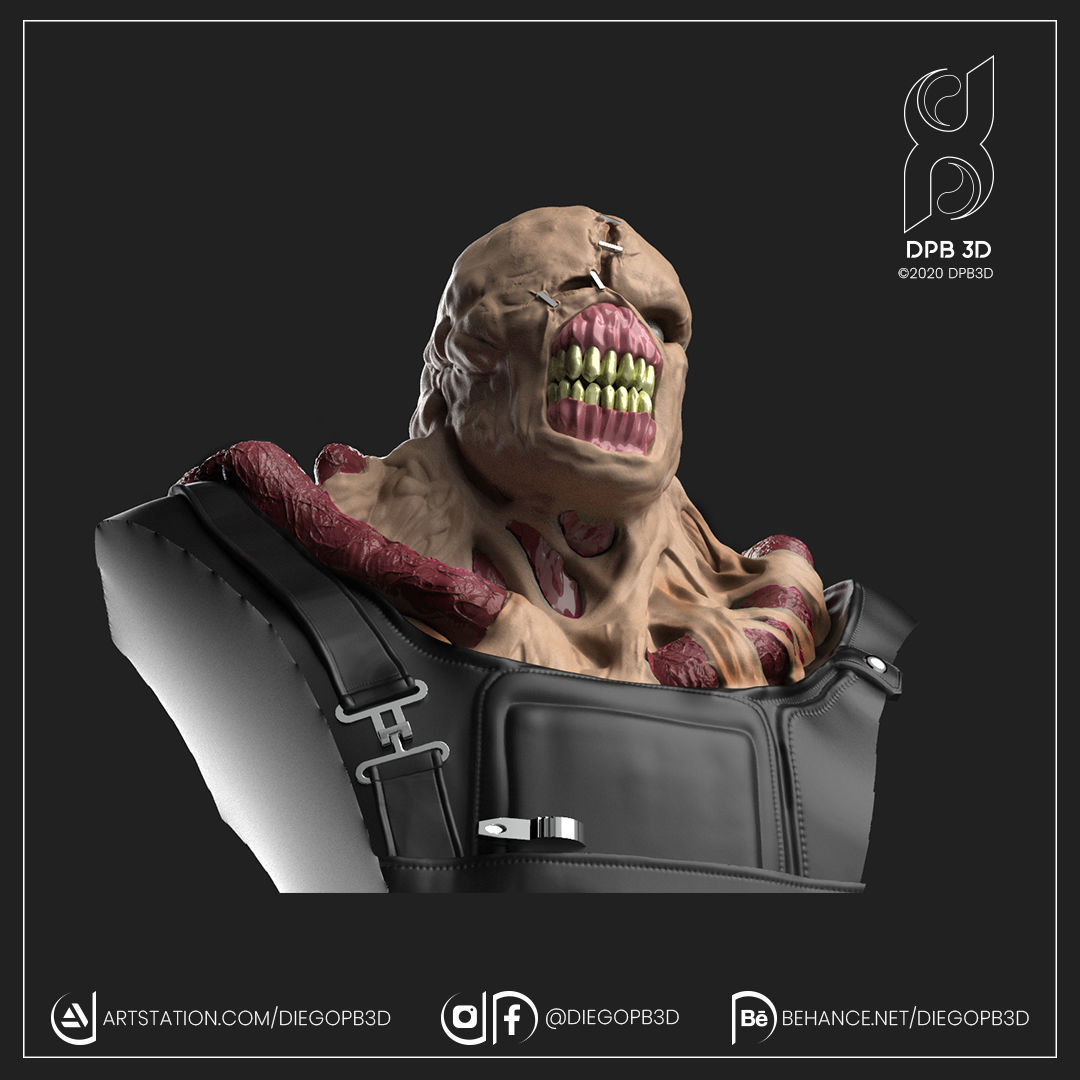 NEMESIS RESIDENT EVIL 3  VOL 2 3D print model_3