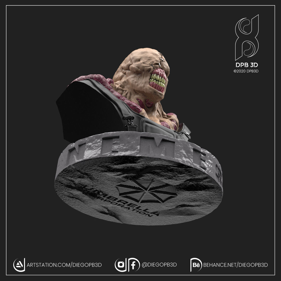 NEMESIS RESIDENT EVIL 3  VOL 2 3D print model_2