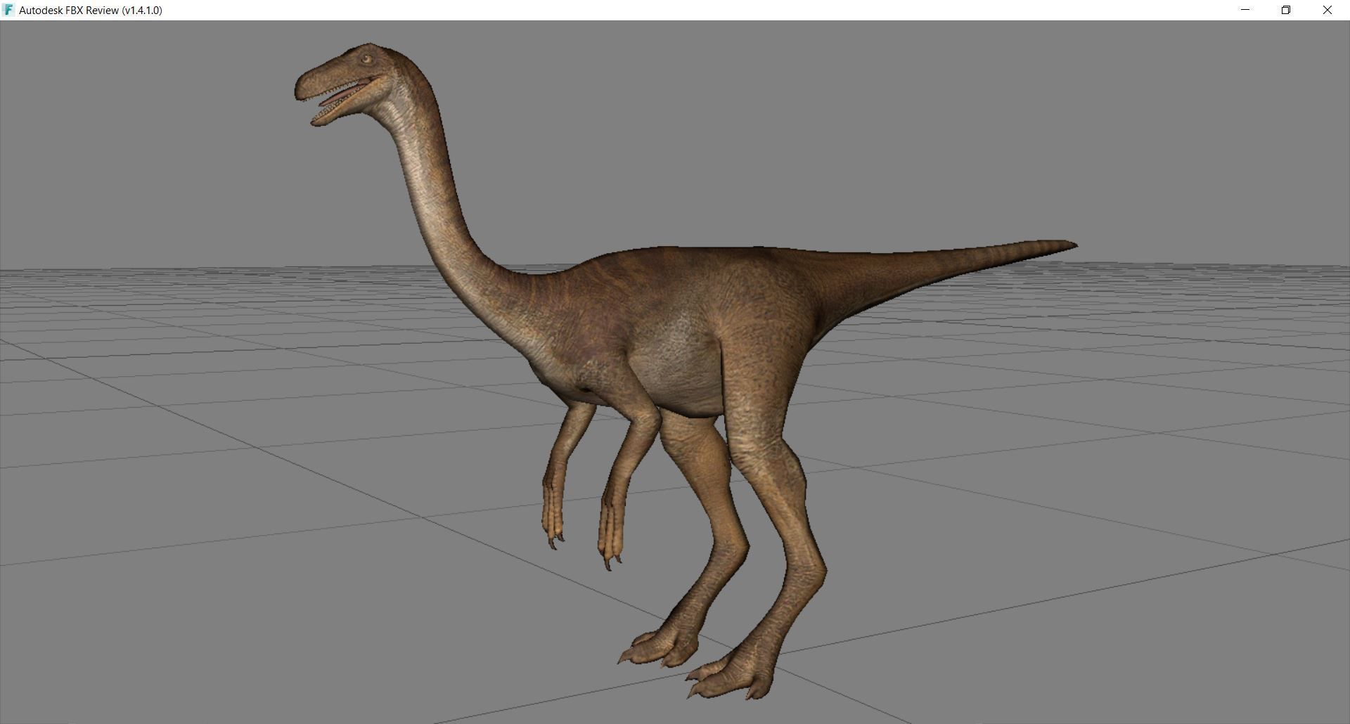Dinosaur 64 Low-poly 3D model_2