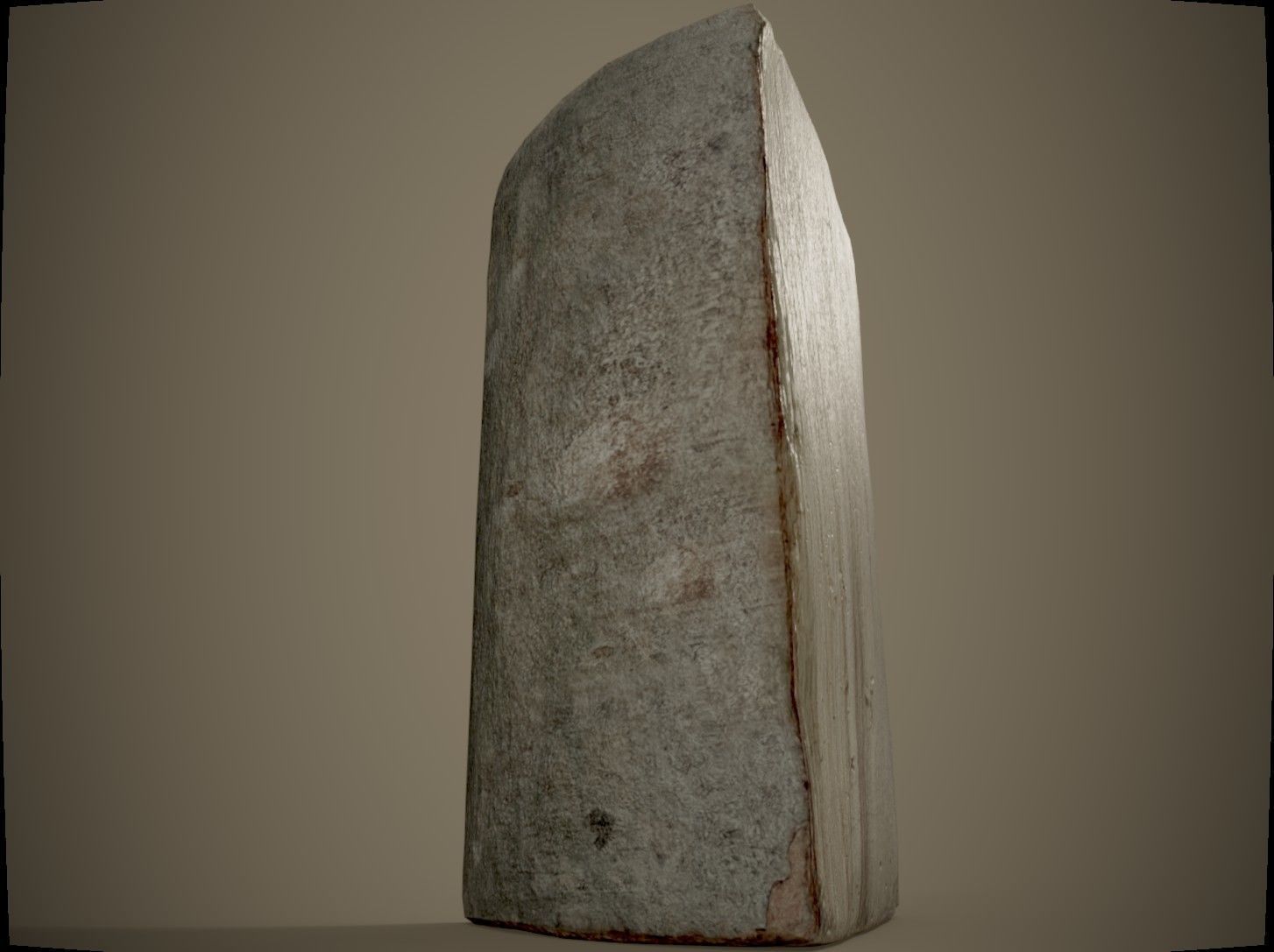 Realistic Wood Log Low-poly 3D model_6