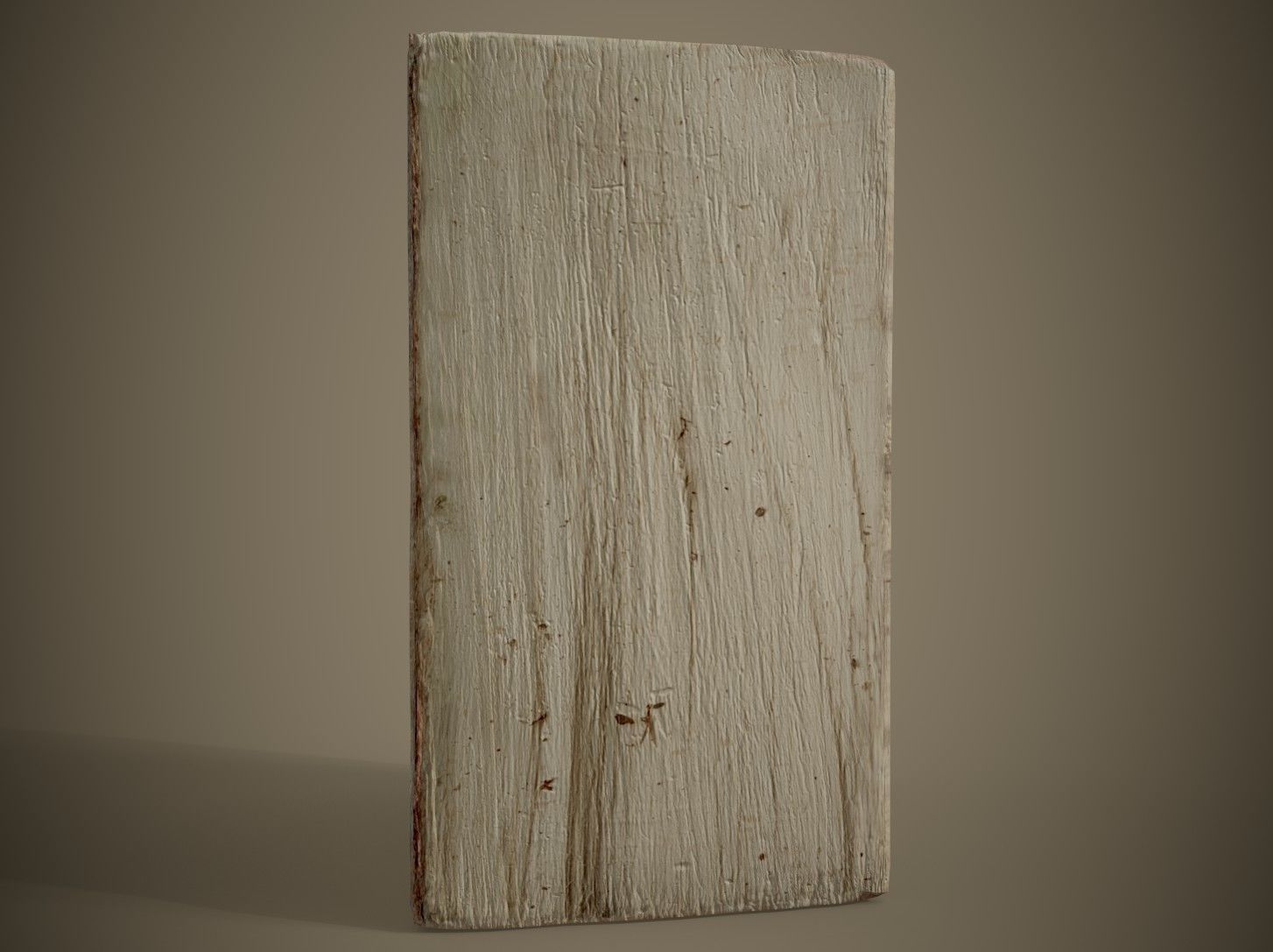 Realistic Wood Log Low-poly 3D model_5