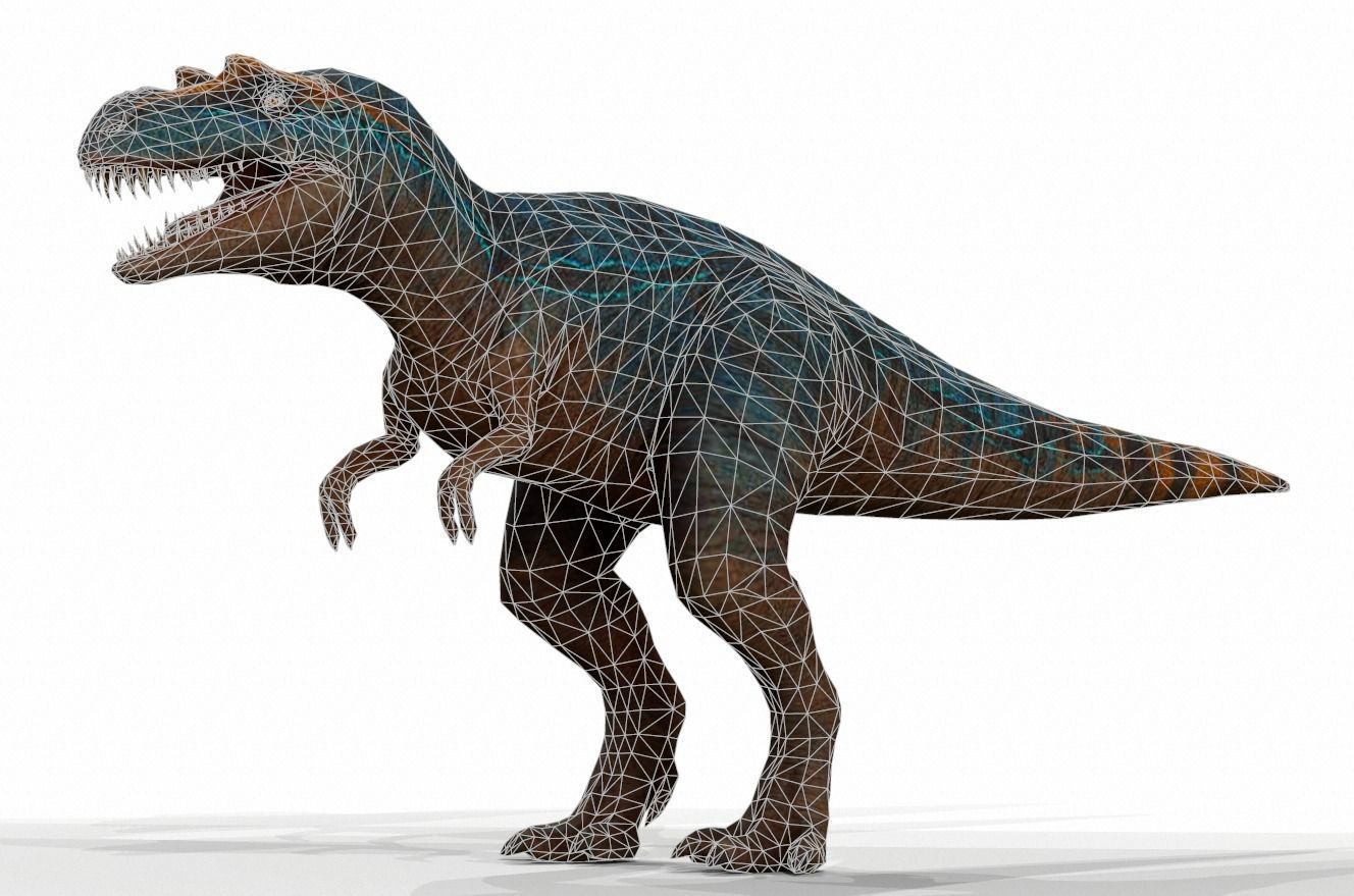 Dinosaur 67 Low-poly 3D model_1