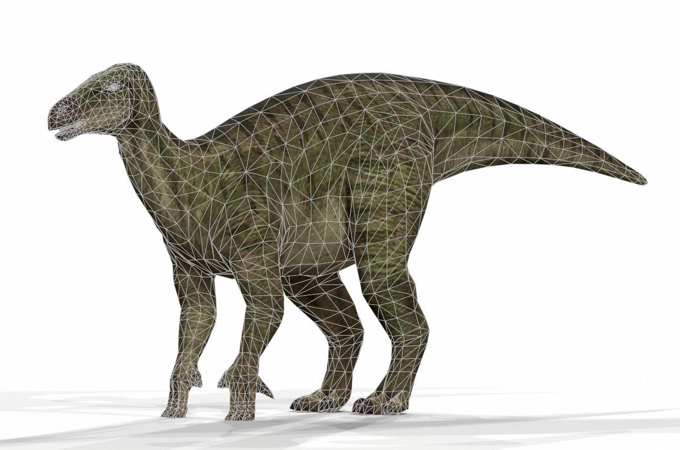 Dinosaur 72 Low-poly 3D model_1