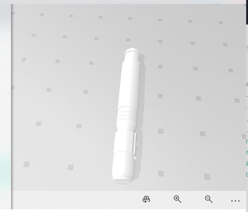 Mace Windu Lightsaber Handle 3D print model_1