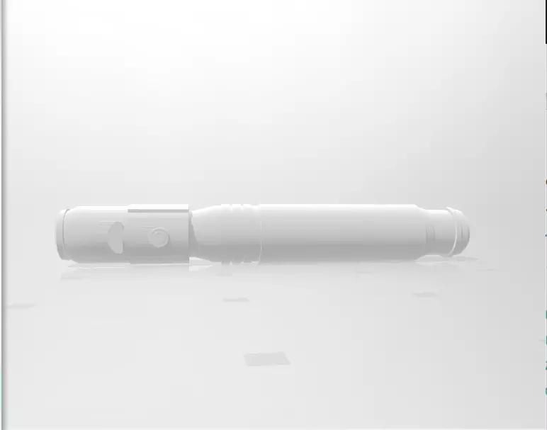 Mace Windu Lightsaber Handle 3D print model_0