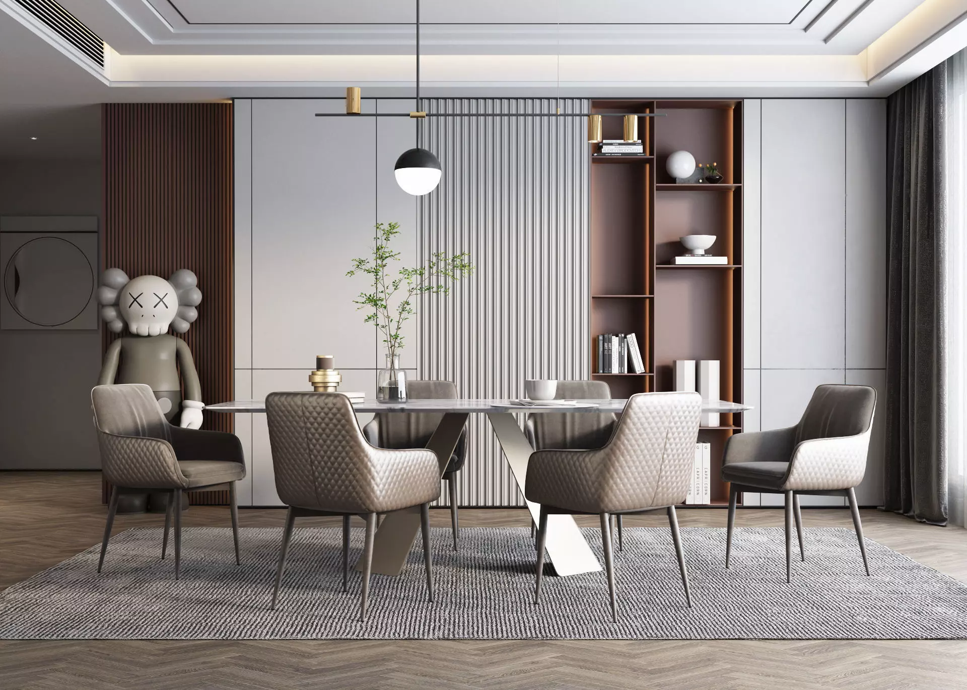 Dining room 3D model_0