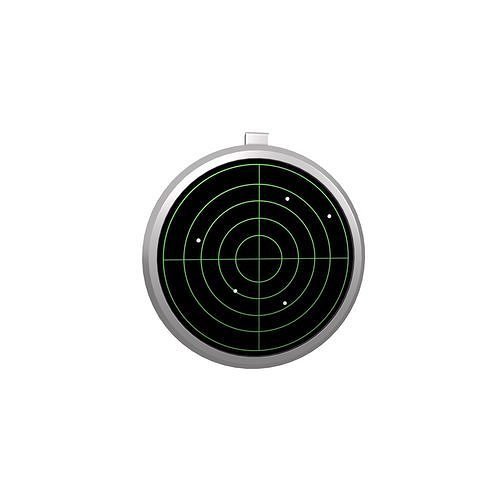 Radar v1 002 Low-poly 3D model