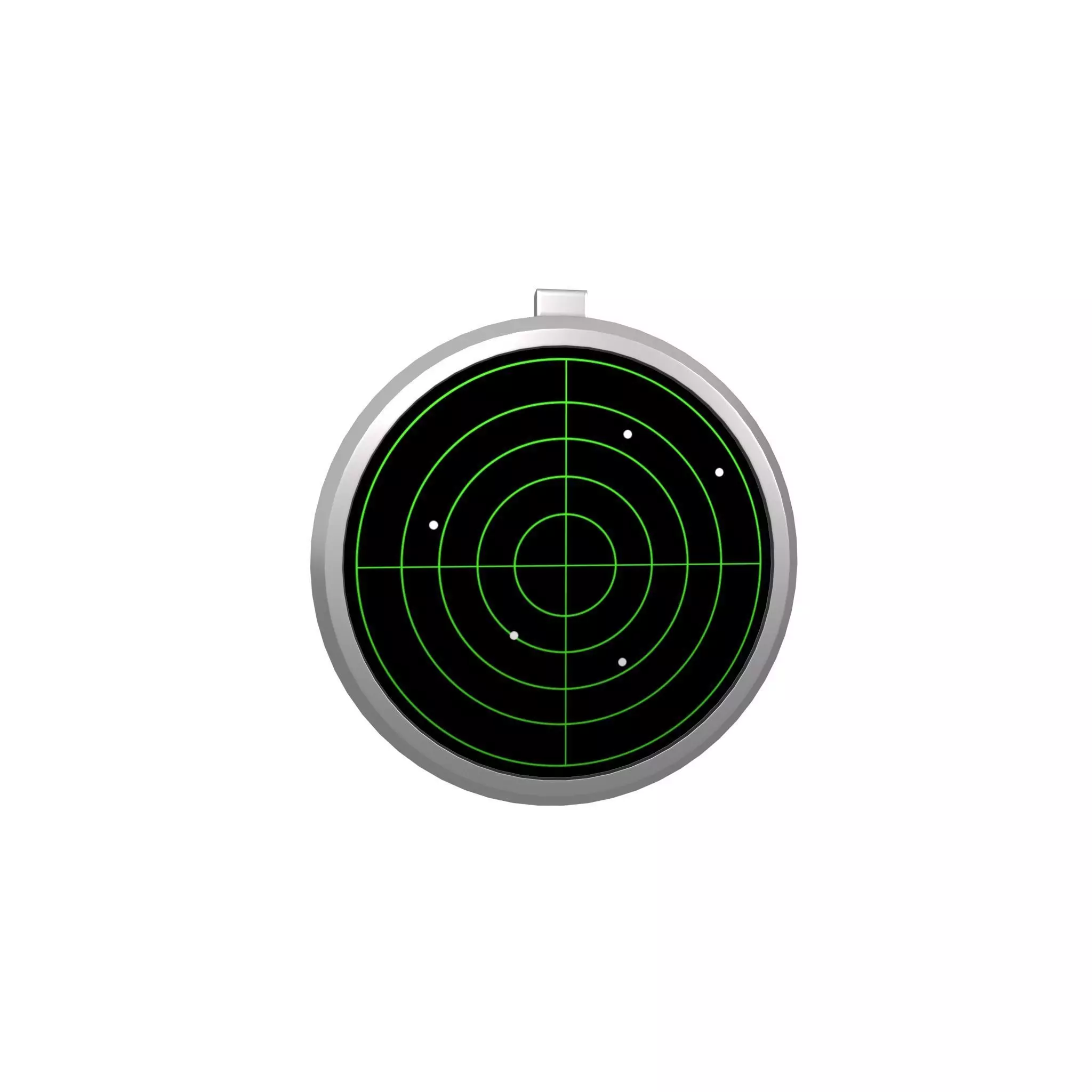 Radar v1 002 Low-poly 3D model