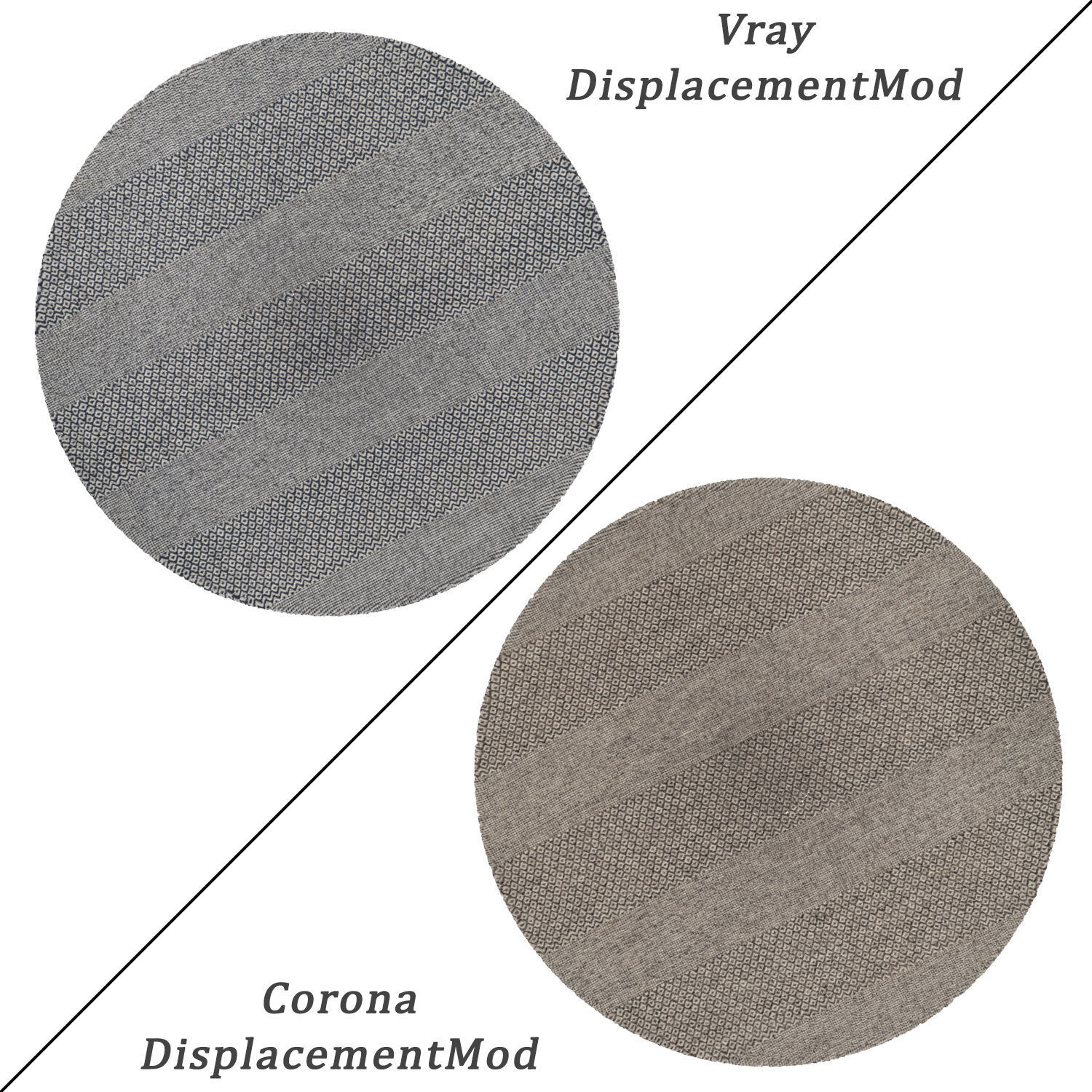 Round Rug Set 257 3D model_1