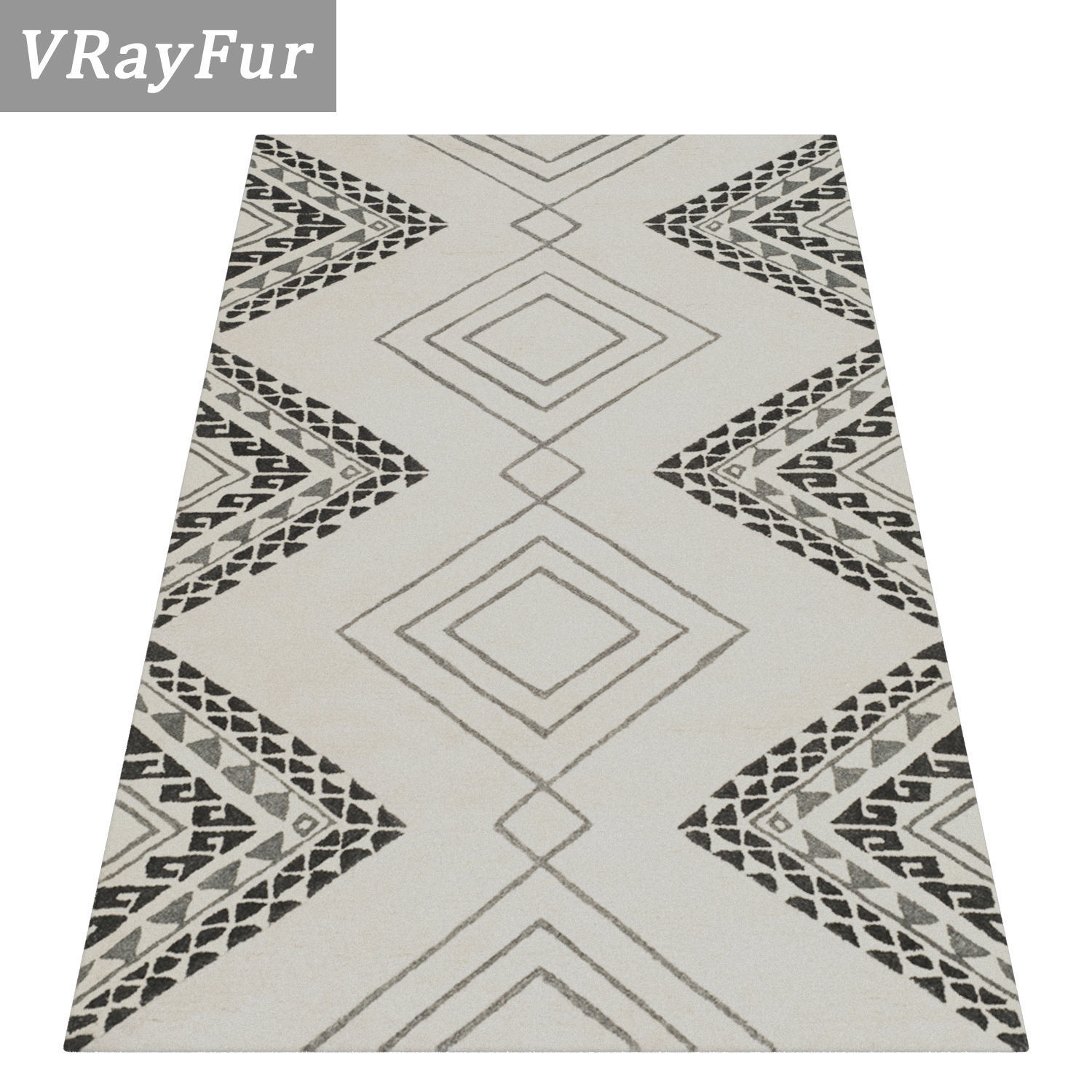 Rug Set 2348 3D model_2