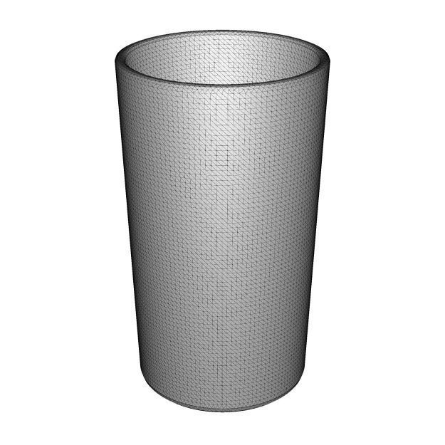 Plain Glass Tumbler 3D print model_2