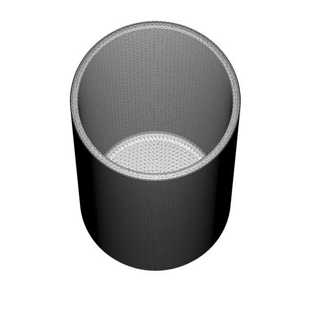 Plain Glass Tumbler 3D print model_3