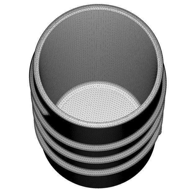 Spiral Glass Tumbler 3D print model_2