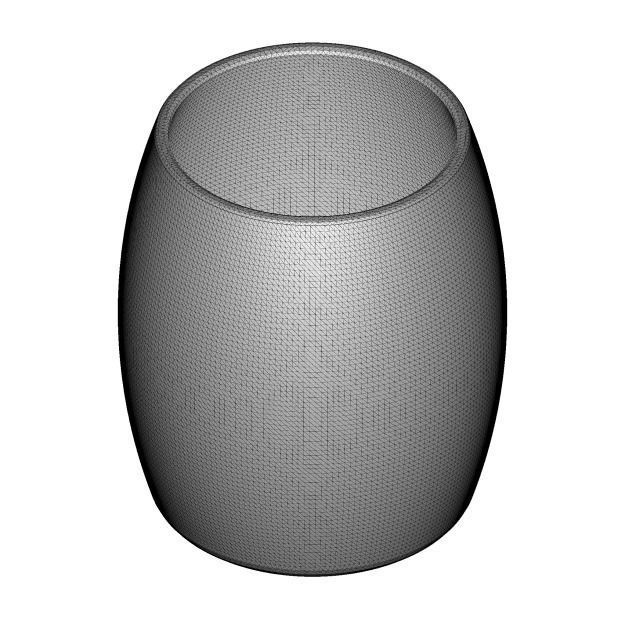 Short Glass Tumbler 3D print model_2