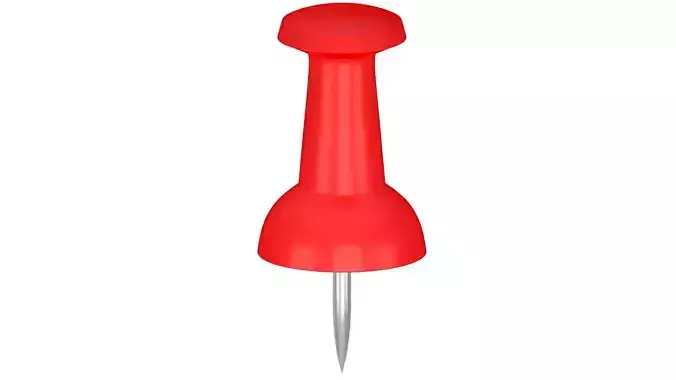 Assorted Push Pin Red