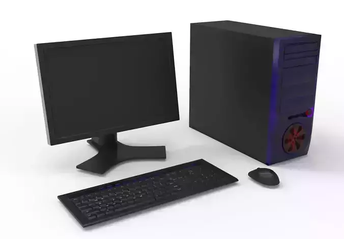 Computer 3D model