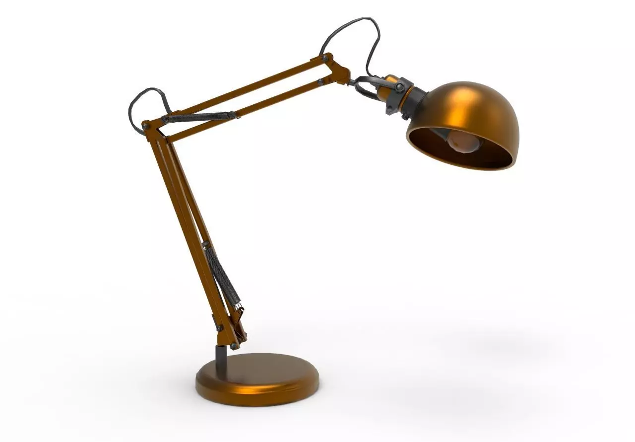 TableLampB desk lamp 3D model_0