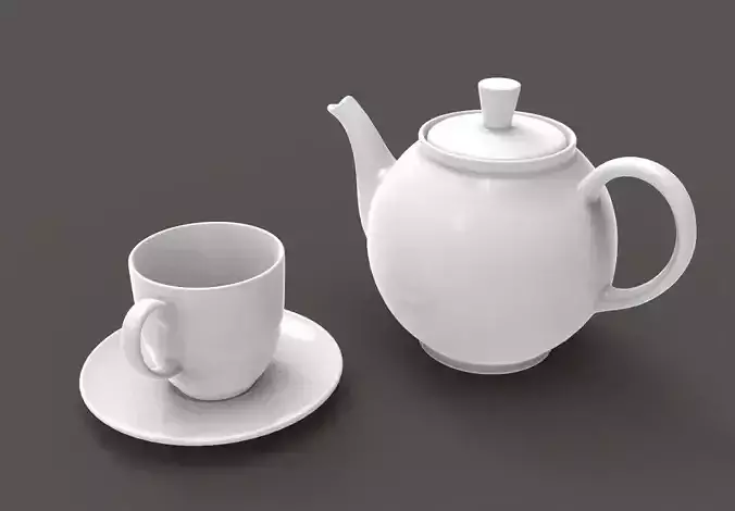 TeaPotSet teapot and cup