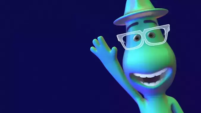 Soul disney charecter 3D model