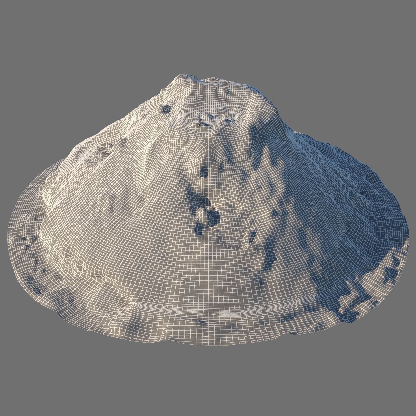 Snowdrift 170cm 3D model_6