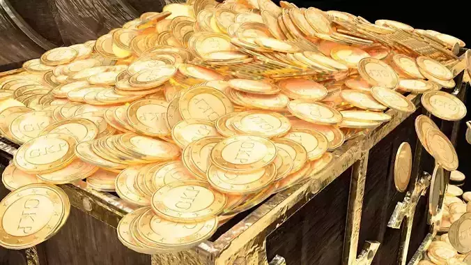 Animated Treasure Chest 3d Model