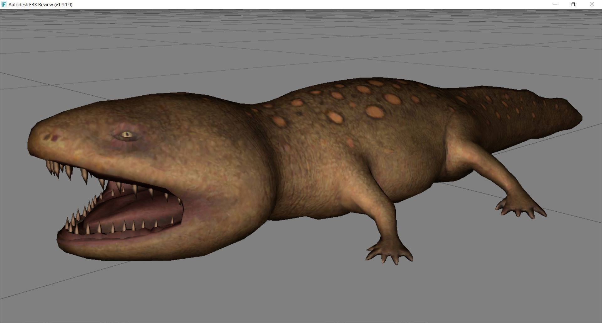 Dinosaur 81 Low-poly 3D model_2