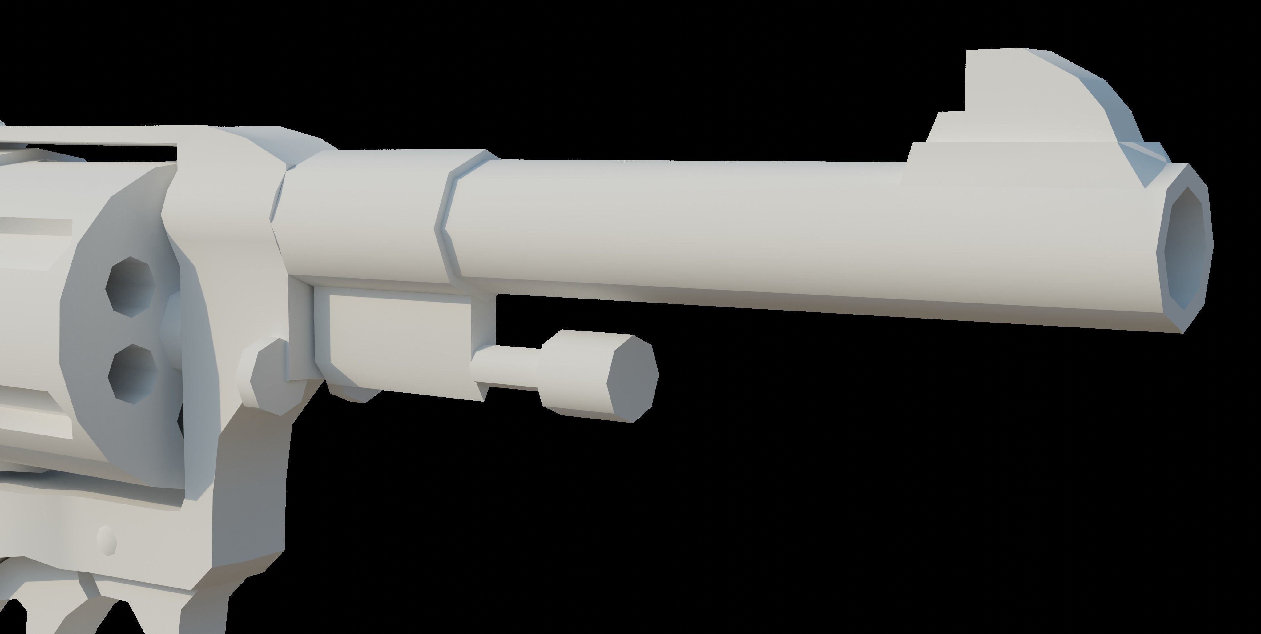 Nagant M1895 Low-poly 3D model_38