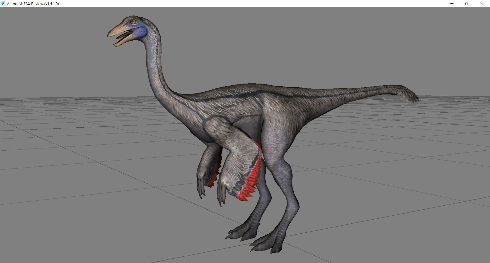 Dinosaur 82 Low-poly 3D model_2