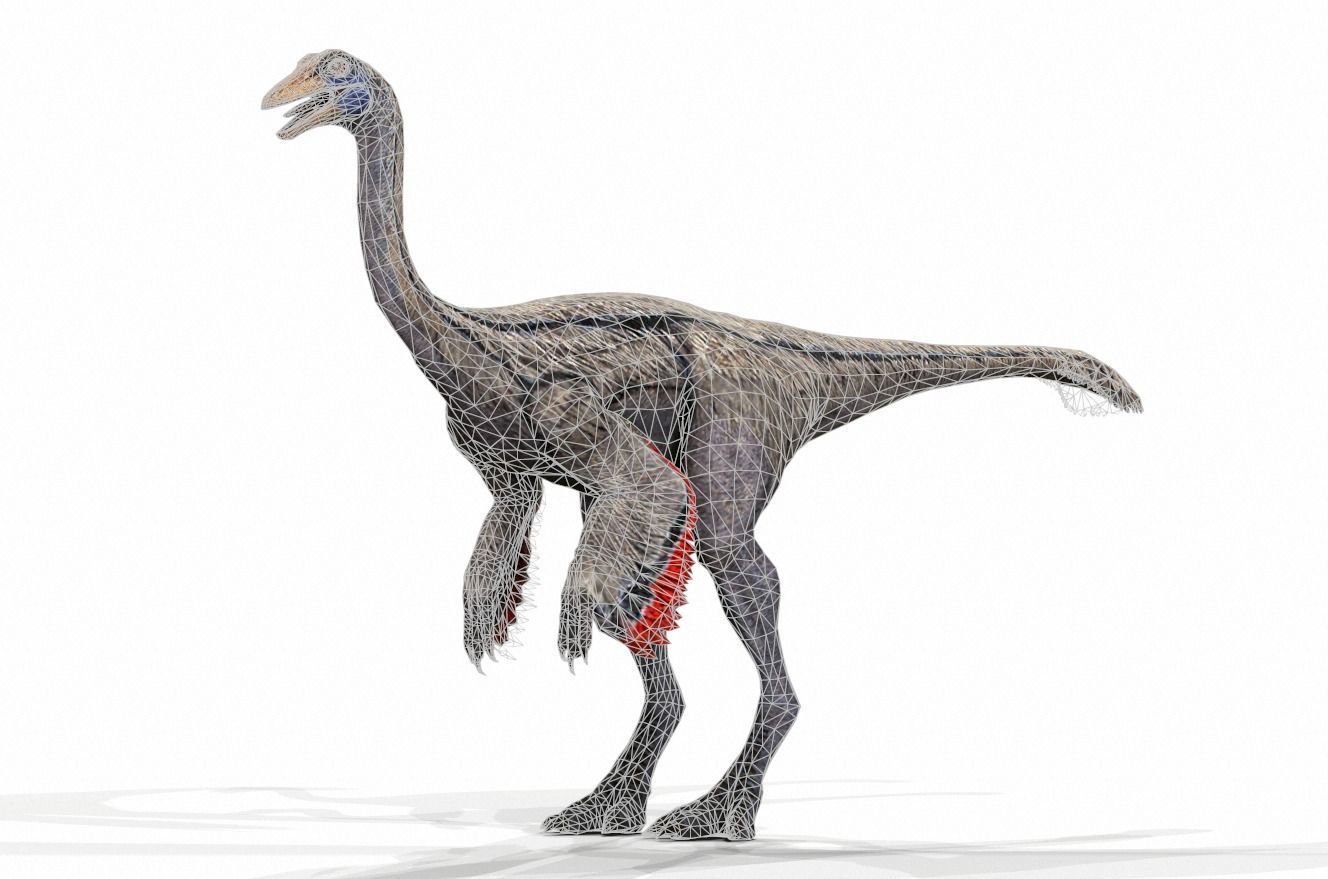 Dinosaur 82 Low-poly 3D model_1