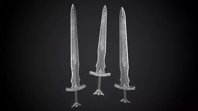 Sword Battle Steel PBR