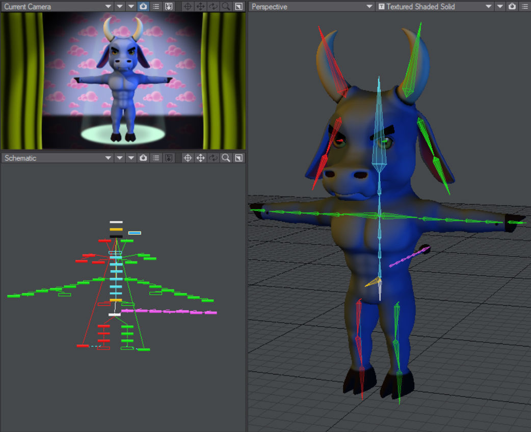 Thunder Cow 3D model_3