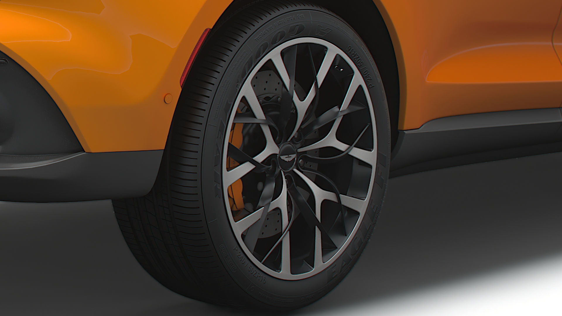 Aston Martin DBX North America 2021 wheel 3D model_2
